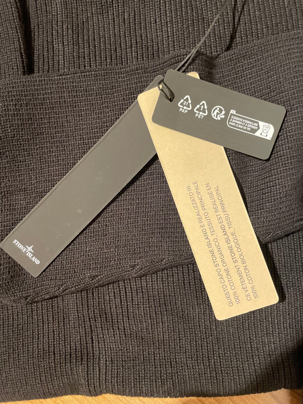 5100054 Stone Island Knitwear Sweater Black - Grisch Life