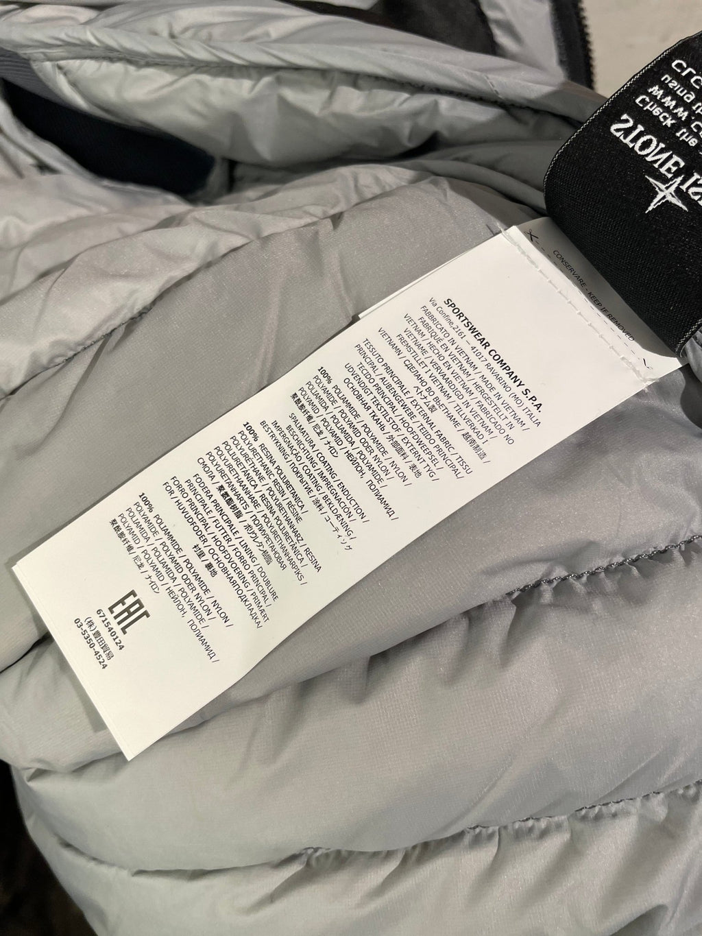 SI Garment Dyed Micro Yarn Hooded Down Jacket GRAY - Grisch Life