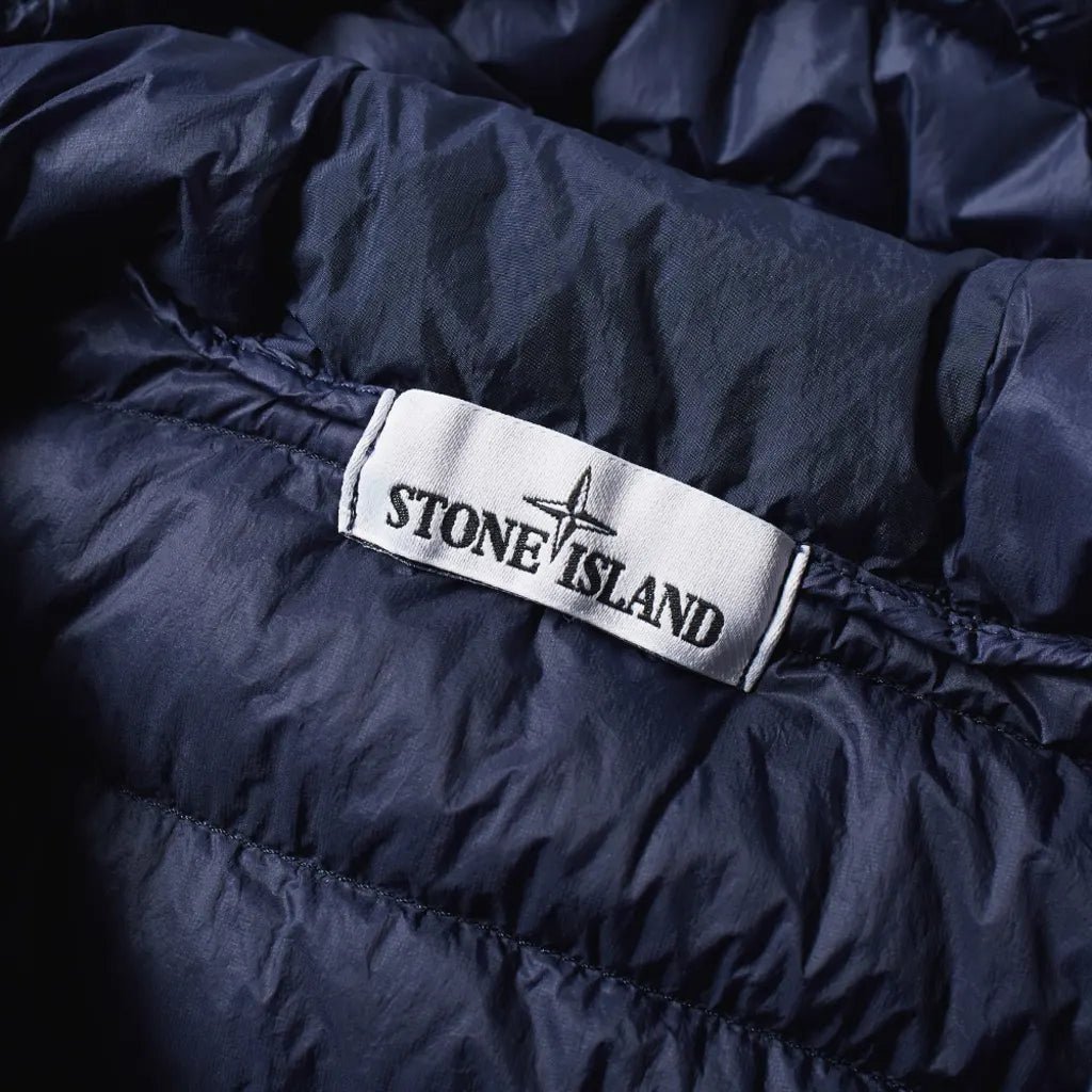 SI Garment Dyed Micro Yarn Hooded Down Jacket NAVY - Grisch Life