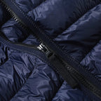 SI Garment Dyed Micro Yarn Hooded Down Jacket NAVY - Grisch Life