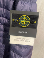 SI Garment Dyed Micro Yarn Hooded Down Jacket NAVY - Grisch Life