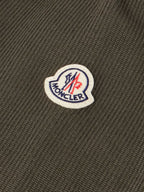 Logo-Appliquéd Wool-Trimmed Quilted Shell Hooded Down Zip-Up Cardigan