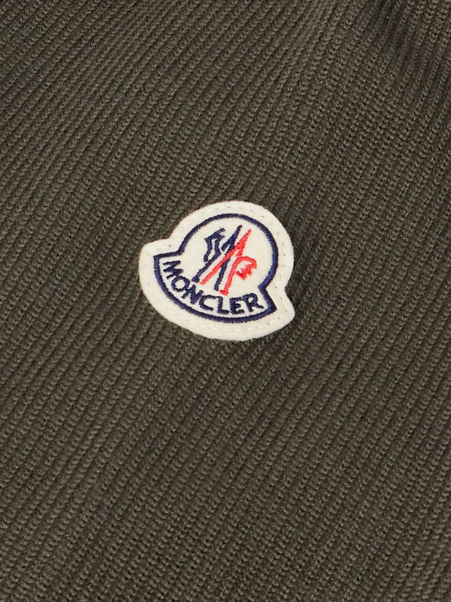 Logo-Appliquéd Wool-Trimmed Quilted Shell Hooded Down Zip-Up Cardigan