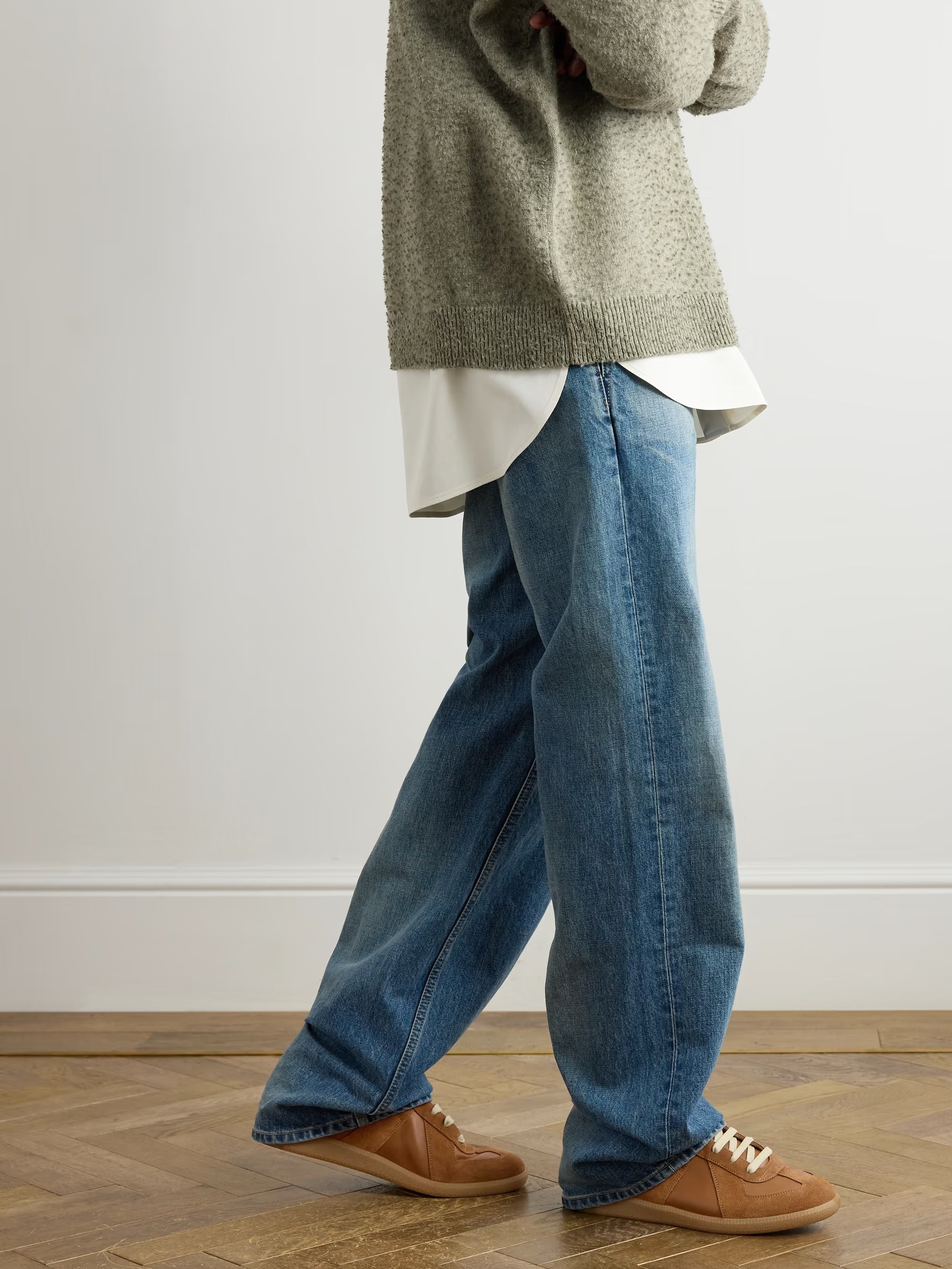 Replica Leather and Suede shoes