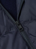 Logo-Appliquéd Quilted Shell-Paneled Virgin Wool Down Cardigan